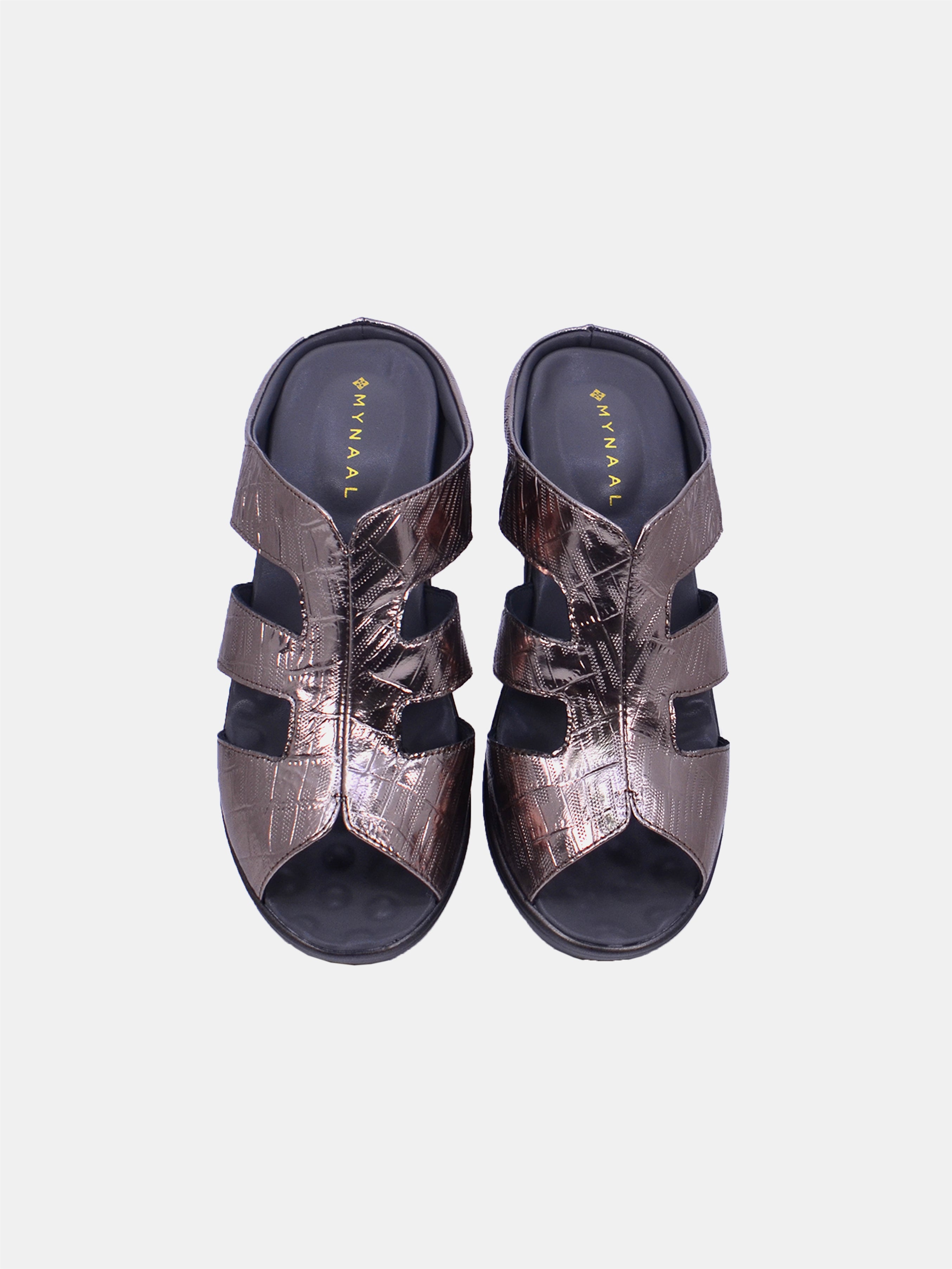 Mynaal Women's wedge heel sandal- 20926-50 -Gray