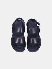 Mynaal Men's flat sandal -  88998-6  - Black