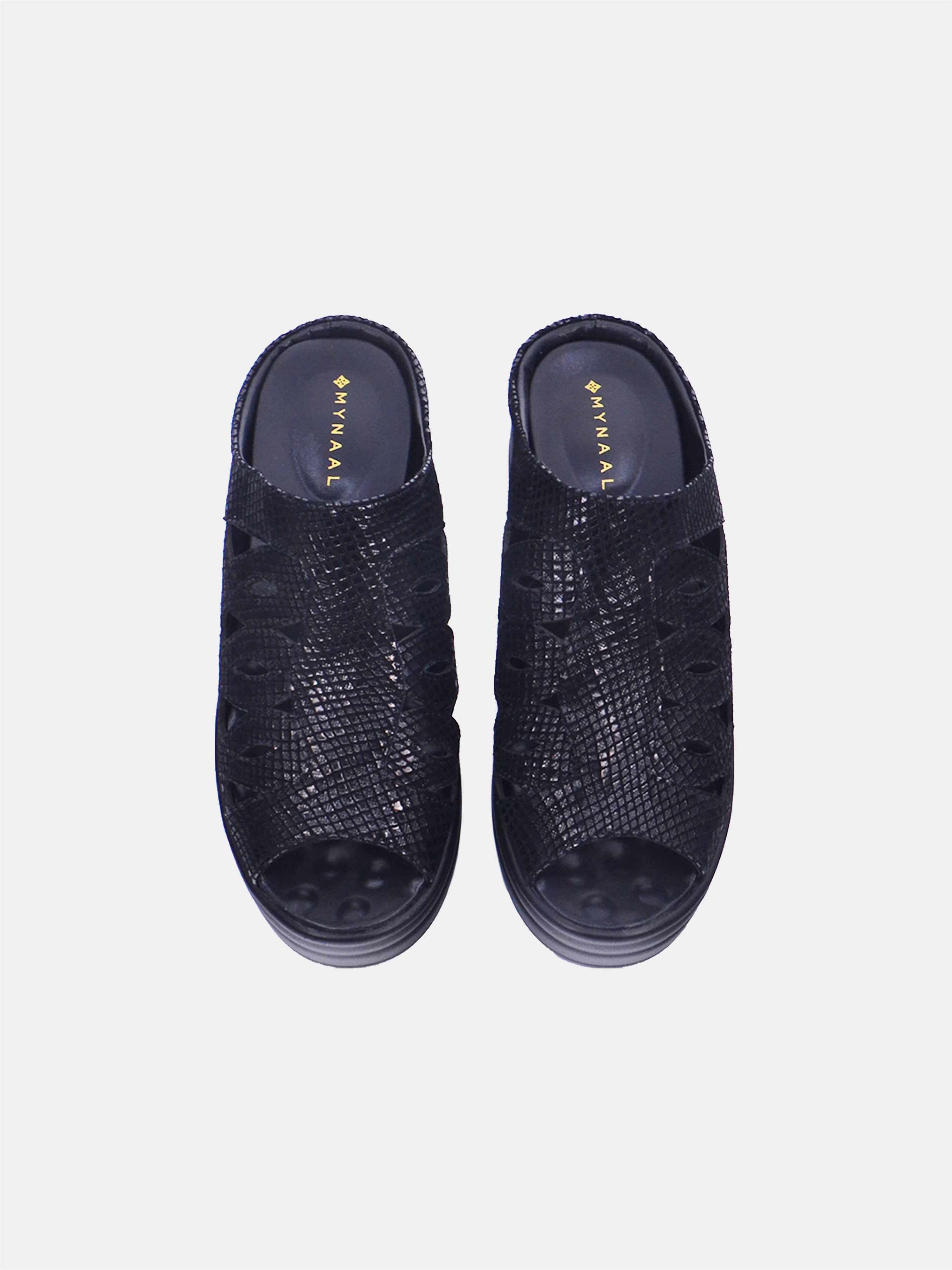 Mynaal Women's platform sandal- 2513-20 -Black