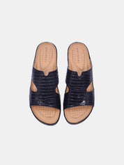 Mynaal Women's flat sandal- 88909-63 -Black