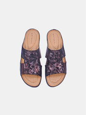 Mynaal Women's flat sandal- 88909-60 -Brown