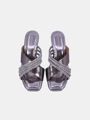 Mynaal Women's wedge heel sandal-2B2531-7-Gray