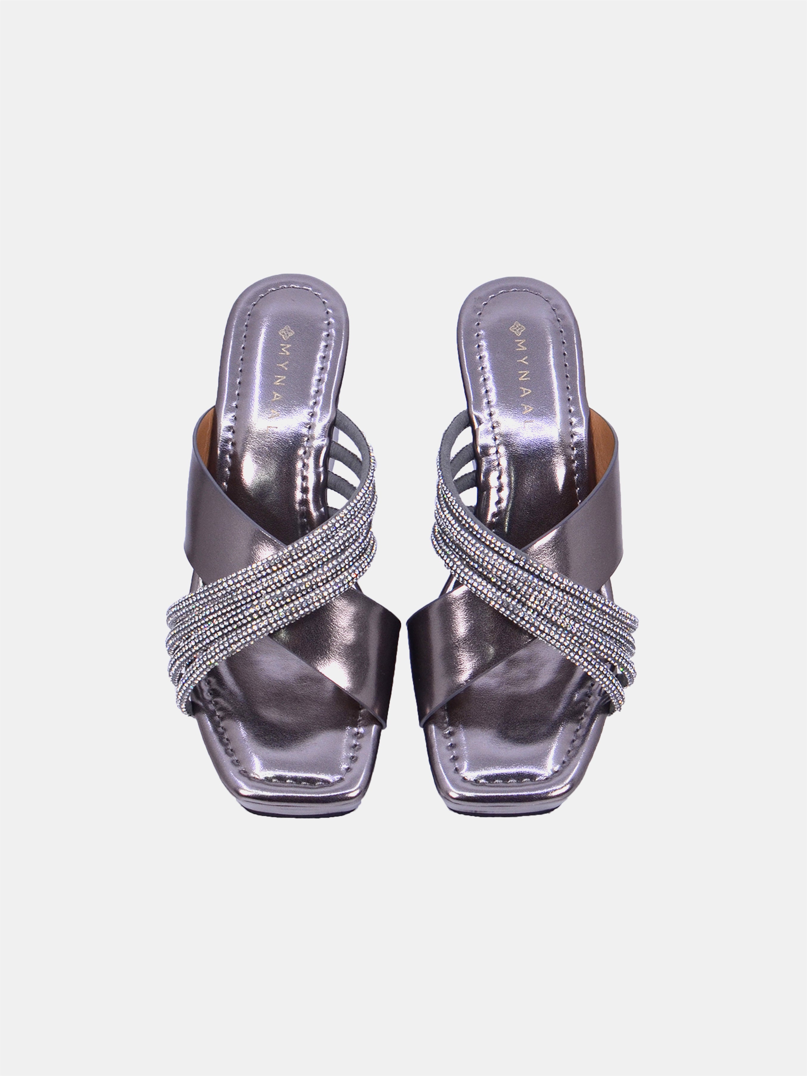 Mynaal Women's wedge heel sandal-2B2531-7-Gray