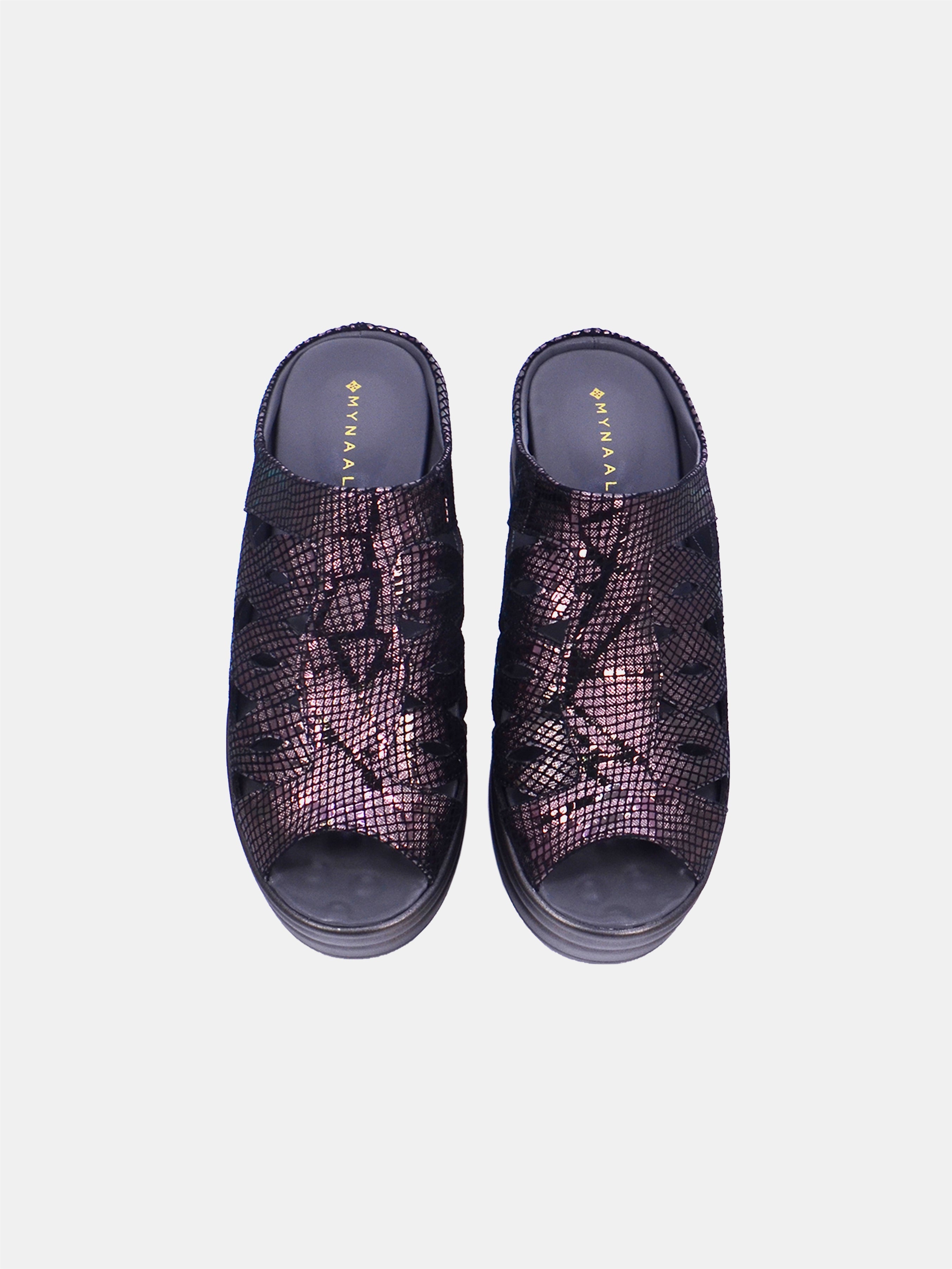 Mynaal Women's platform sandal- 2513-20 -Gray