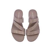 Mynaal Women's block-heel sandal with embellished straps-414RJ67B-Beige