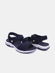 Mynaal Women's flat sandal-18F8845-10-Black