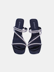 Mynaal Women's pencil heel sandal-18F8845-10-Black