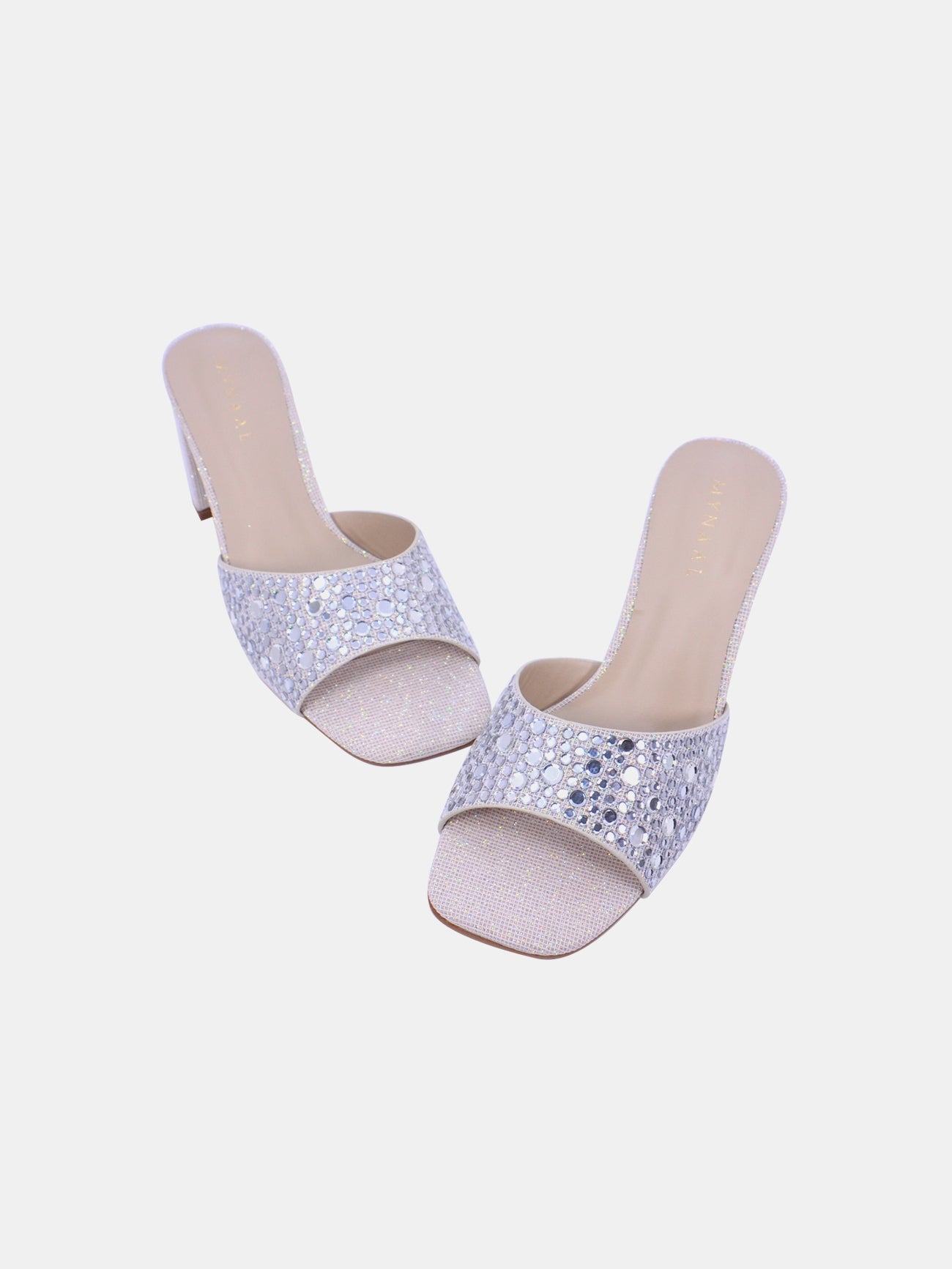 Mynaal Women's block heel sandal-18F8845-10-Beige