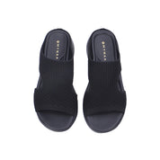 Mynaal Women's slip-on sandal-414RJ383-Black