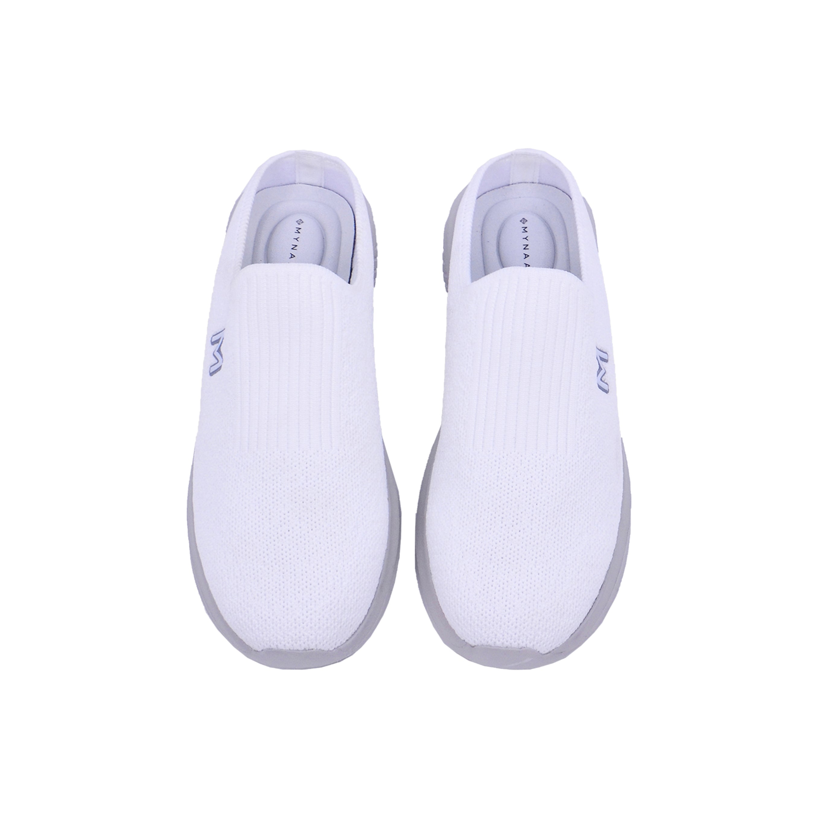 Mynaal Women's flat sandal-8052-White