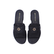 Mynaal Women's block heel sandal-414RJ693-Black