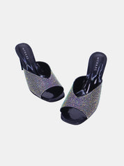 Mynaal Women's pencil heel sandal-18F9817-51-Black