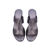 Mynaal Women's platform sandal with cutout straps-414RJ859-Gray