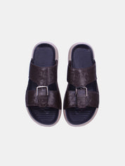 Mynaal Men's flat sandal -  23218-3  - Brown