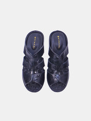 Mynaal Women's wedge heel sandal- 20926-50 -Black