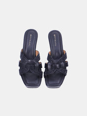 Mynaal Women's wedge heel sandal-2B253-127-Black