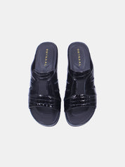 Mynaal Women's wedge heel sandal- 2407-31 -Black