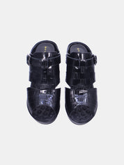 Mynaal Women's platform heel sandal- 19017-61 -Black