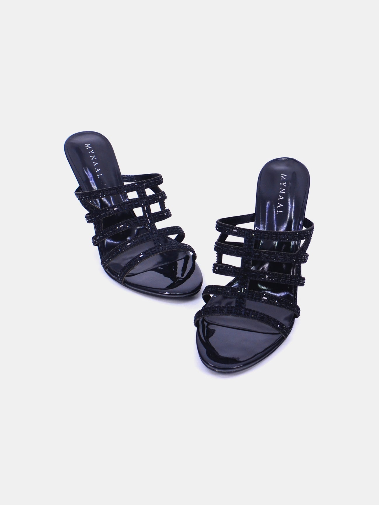 Mynaal Women's pencil heel sandal-18F9885-837-Black