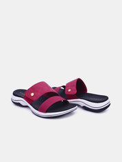 Mynaal Women's flat sandal-23ABT172-Maroon