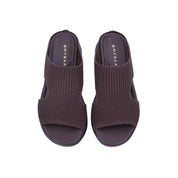 Mynaal Women's slip-on sandal-414RJ383-Brown
