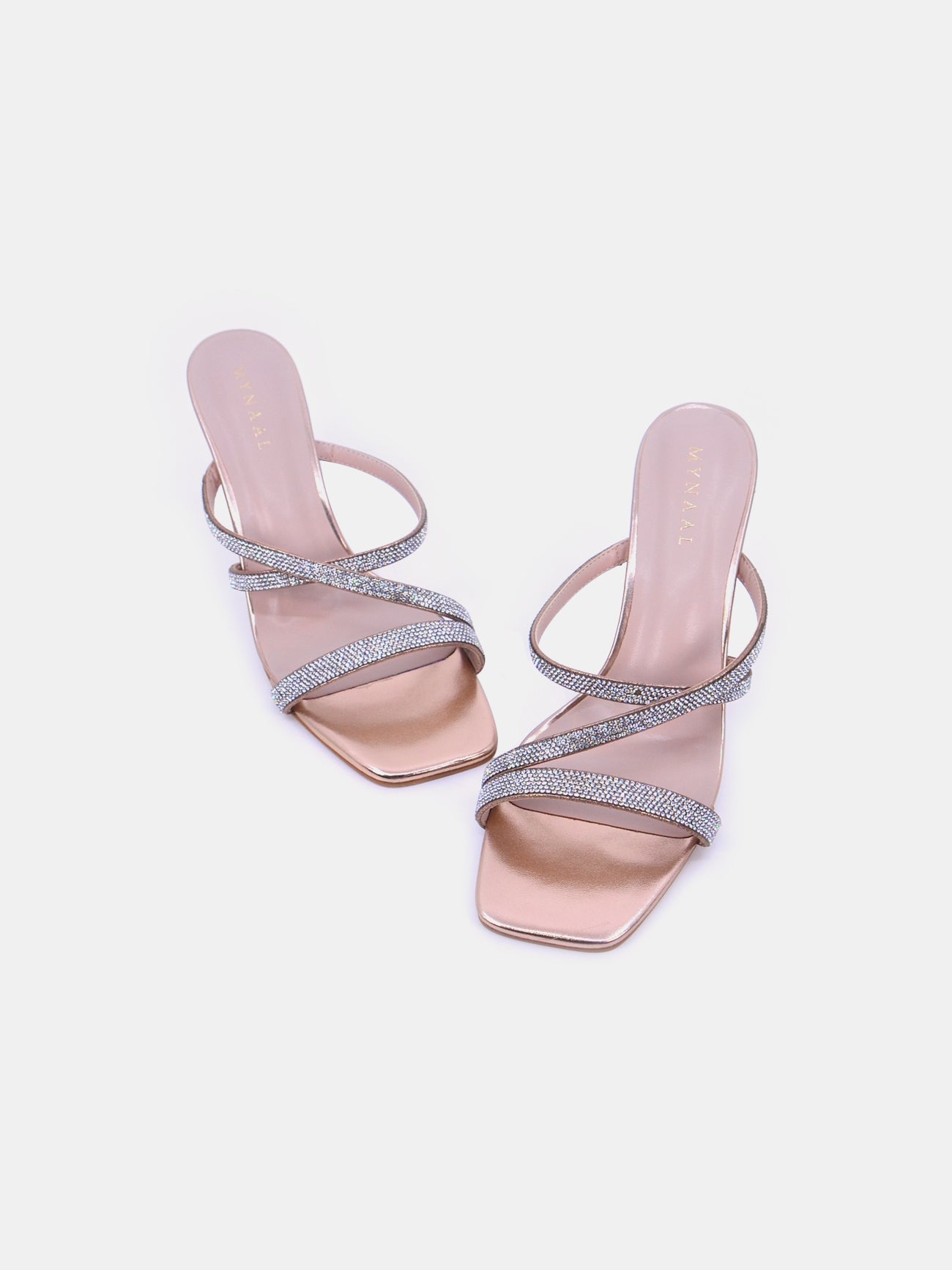 Mynaal Women's spool heel sandal-18F2233-19-Beige