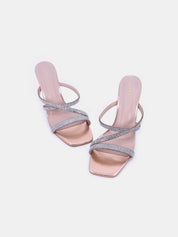 Mynaal Women's spool heel sandal-18F2233-19-Beige