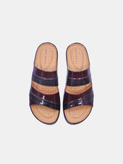 Mynaal Women's flat sandal- 88909-61 -Maroon