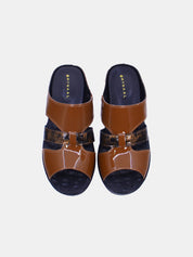 Mynaal Women's slip-on sandal- 2418-23 -Brown