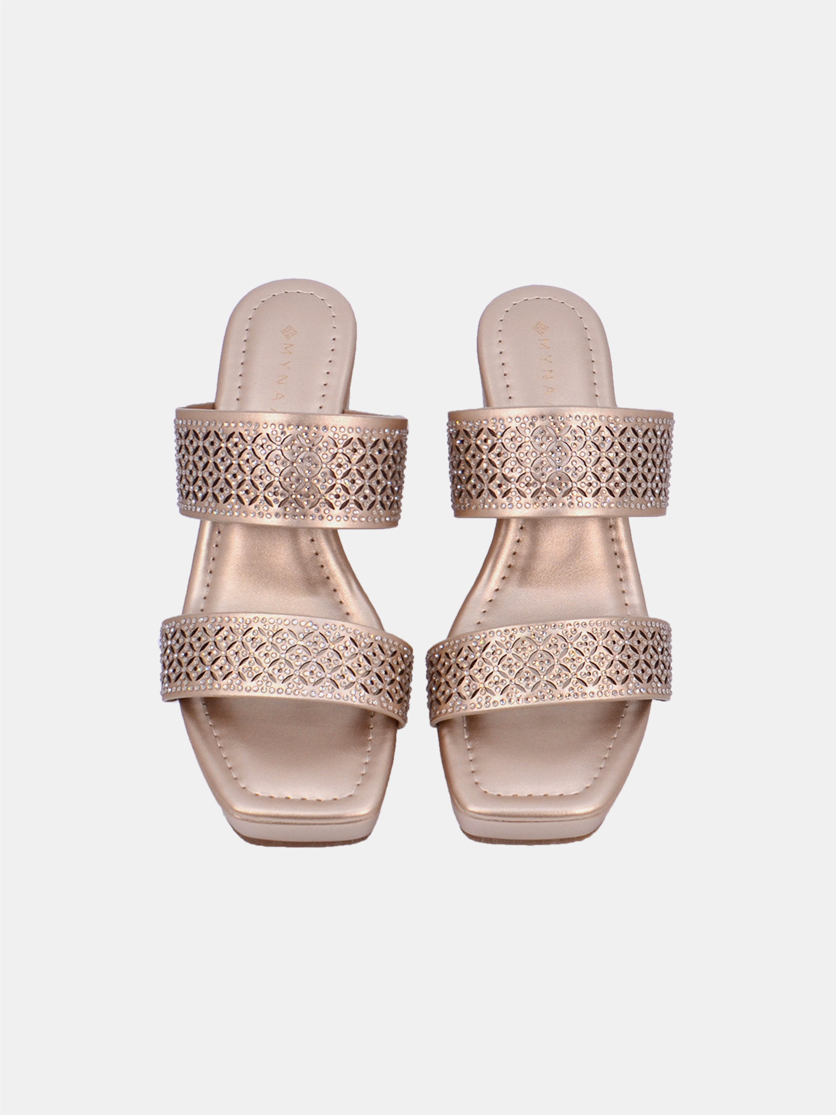 Mynaal Women's wedge heel sandal-2B2531-126-Gold
