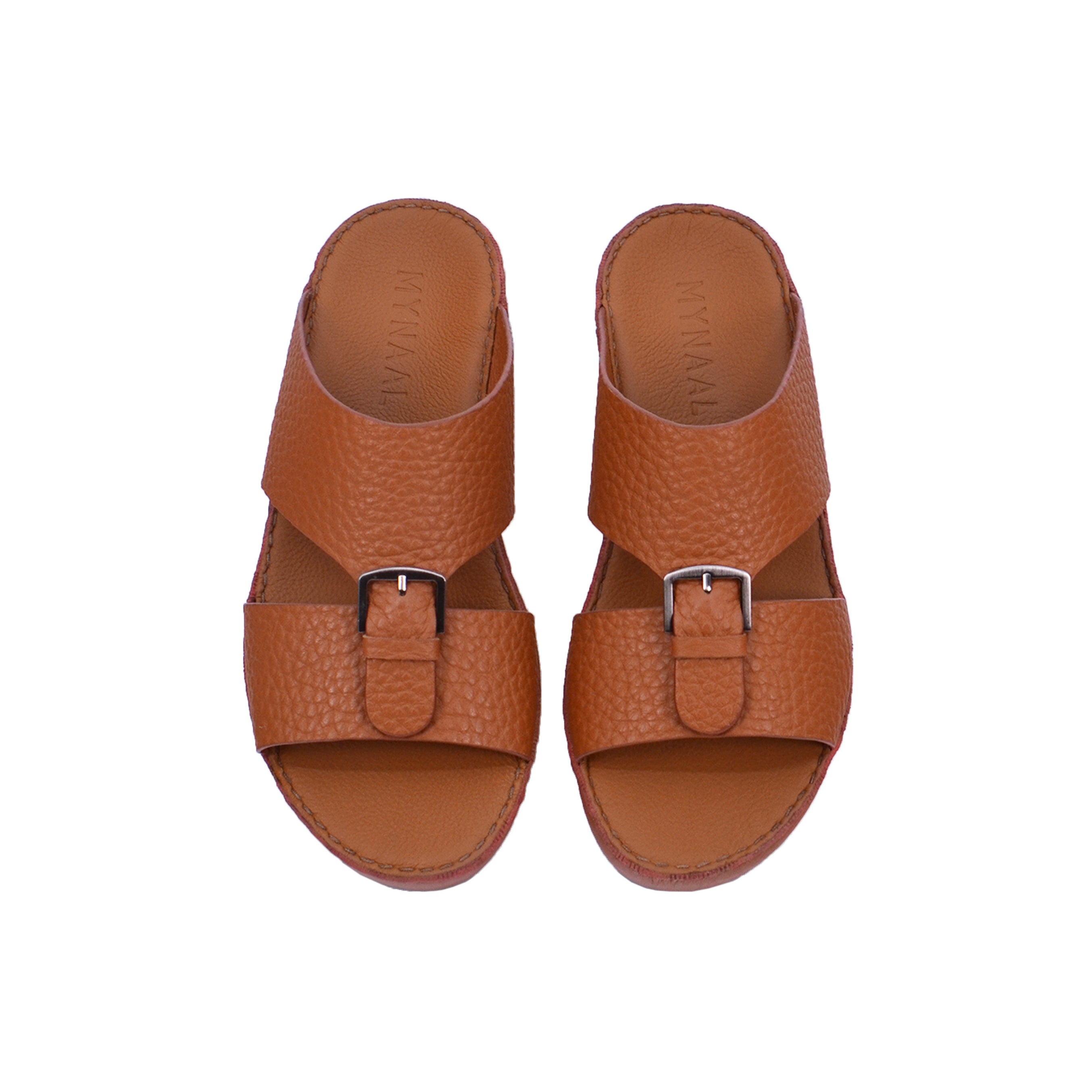Mynaal Men's flat sandal - B118 - Tan