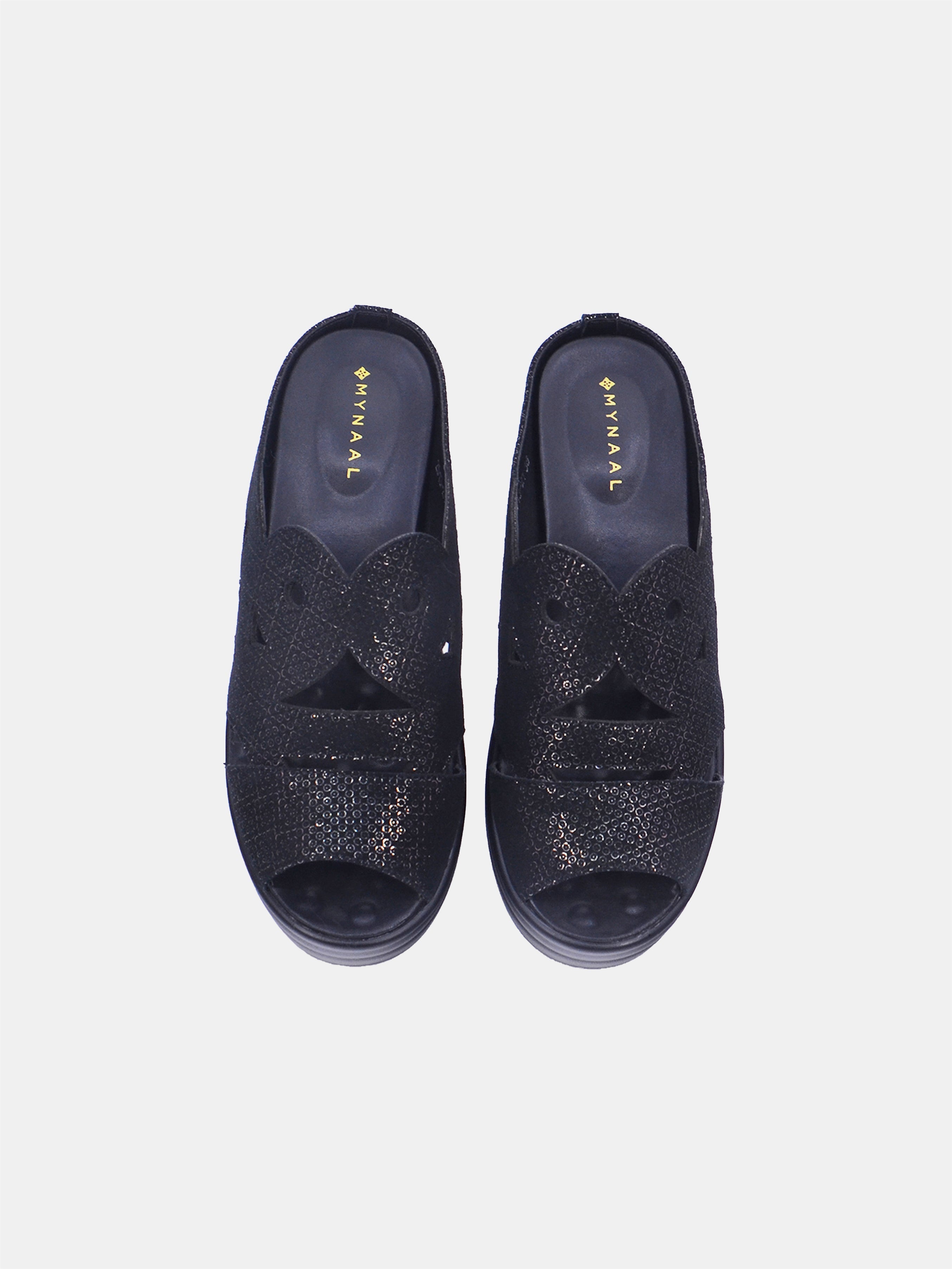 Mynaal Women's platform sandal- 2513-21 -Black