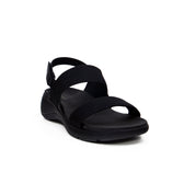 Mynaal Women's flat sandal-23ABT532-Black