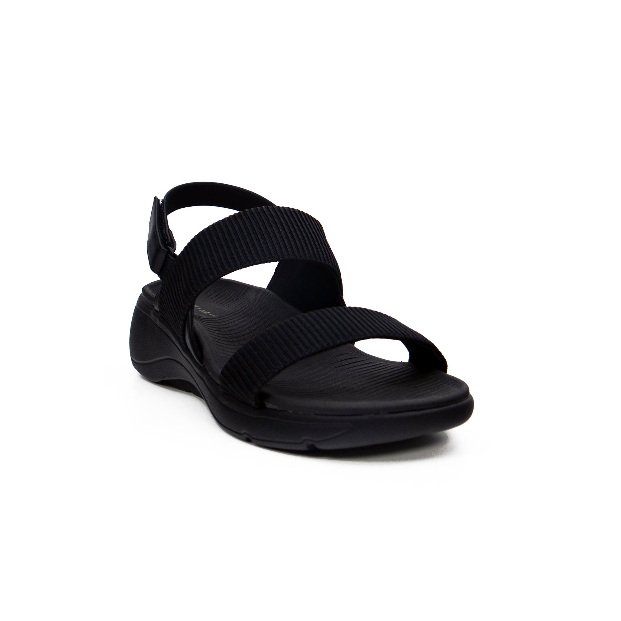 Mynaal Women's flat sandal-23ABT532-Black