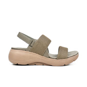 Mynaal Women's flat sandal-23ABT532-Beige