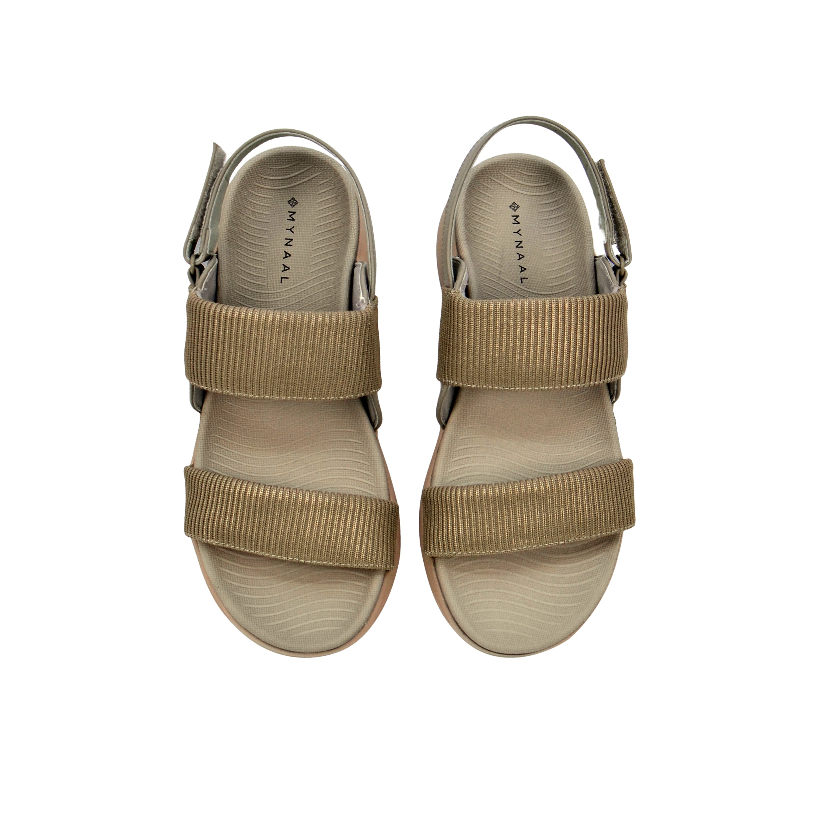 Mynaal Women's flat sandal-23ABT532-Beige