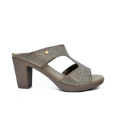 Mynaal Women's block heel sandal-RJL199-11B-Gray