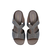 Mynaal Women's block heel sandal-RJL199-11B-Gray