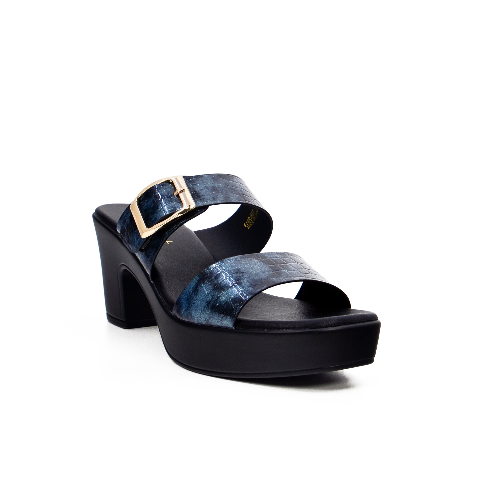 Mynaal Women's platform heel sandal-114RJ857-Gray