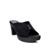 Mynaal Women's block heel sandal-314RC867-Black