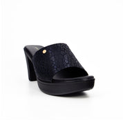 Mynaal Women's block heel sandal-314RC866-Black