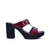 Women's block heel sandal - 414RJ43H