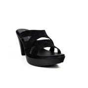 Mynaal Women's block heel sandal-314RJ62C-Black