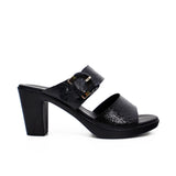 Women's block heel sandal - 414RJ991