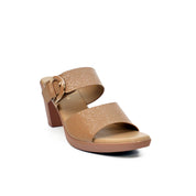 Mynaal Women's block heel sandal-414RJ991-Beige