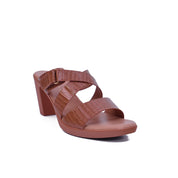 Mynaal Women's block heel sandal-18F9817-51-Maroon