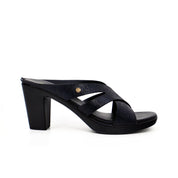 Mynaal Women's block heel sandal-RJL199-12B-Black