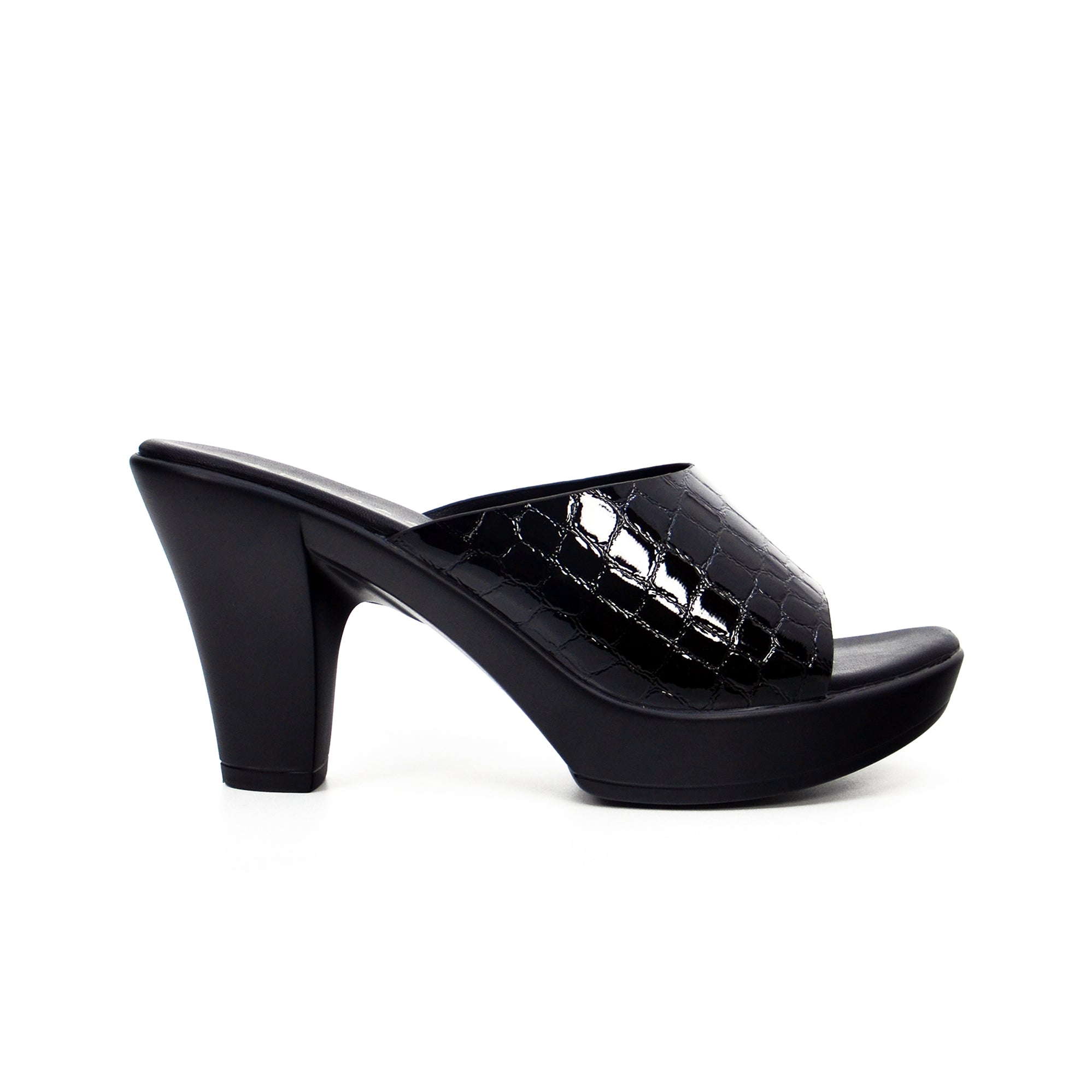 Mynaal Women's block heel sandal-314RJ40A-Black