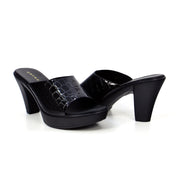 Mynaal Women's block heel sandal-314RJ40A-Black