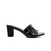 Mynaal Women's block heel sandal-413RJ191-Black
